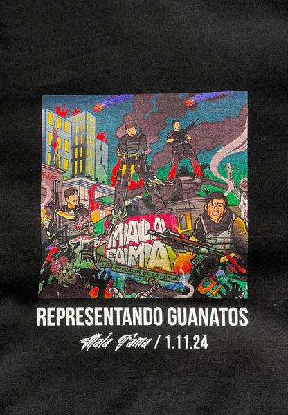 Playera edición especial “Mala Fama” Los chavalos de la Perla 2024.